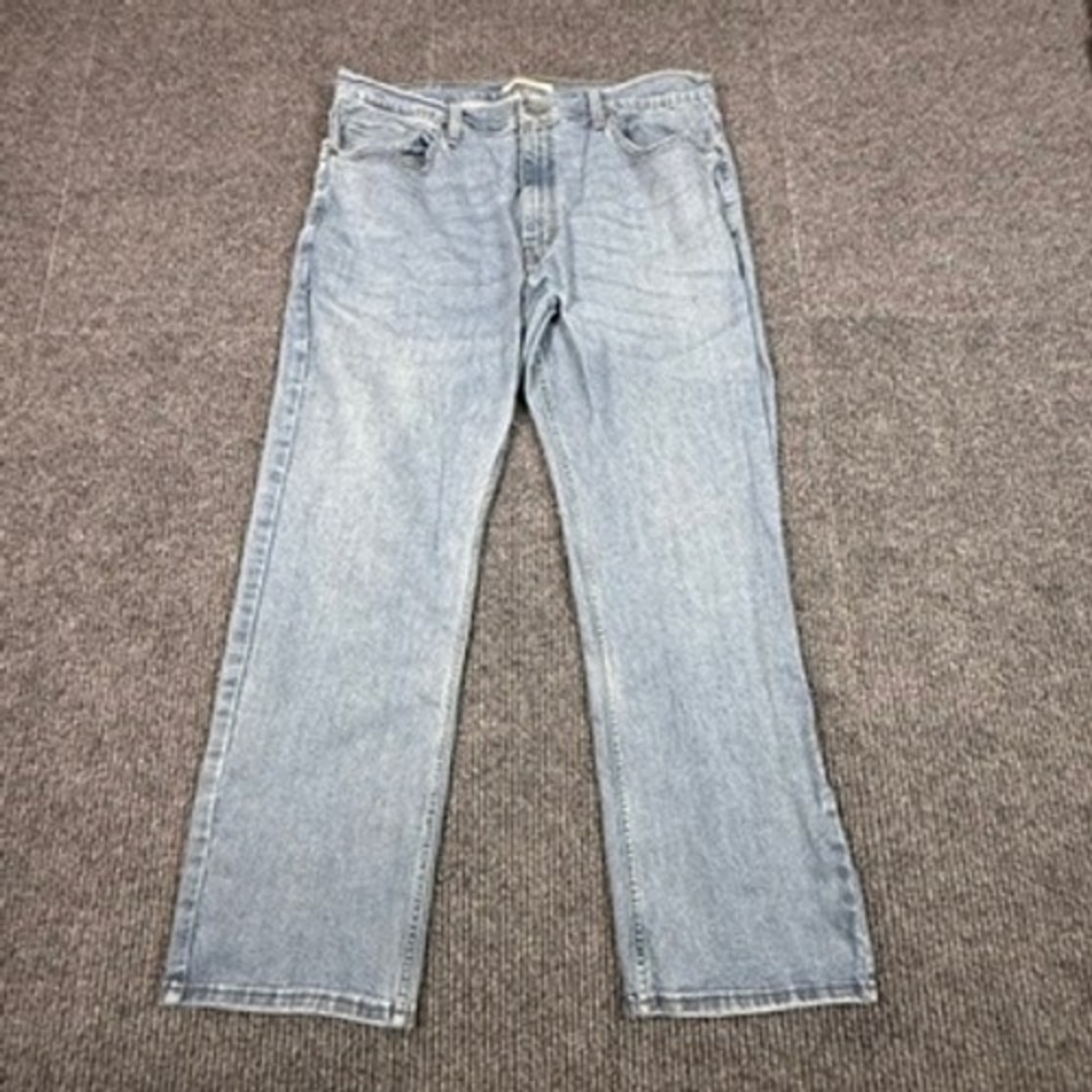 Levi Strauss Signature Mens Relaxed Straight Light Wash Jeans W38 L30 58985-0089